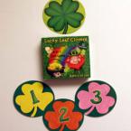 Custom Shaped Playing Cards - Round Lucky Clover