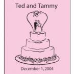 Wedding Custom Playing Cards - Ted and Tammy 2