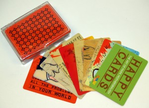 Mark Mothersbaugh of Devo designed these playing cards