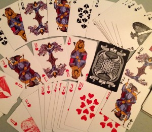 Custom playing cards for tickets