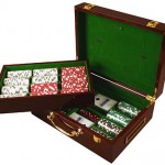 Custom Poker Chip Wooden Box