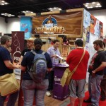 Breaking Games Saloon Gen Con 2015 and Frank demoing Mr Game
