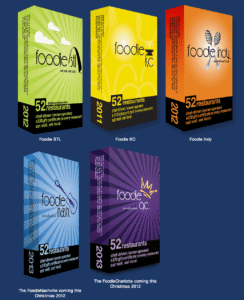 Custom playing cards foodie decks