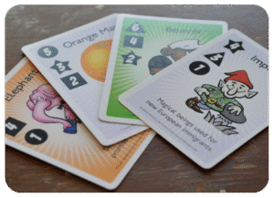 Ad Man playing cards